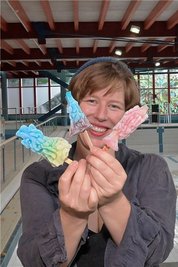 Julia Frankenberg will beim Festival mit "Squirt-Eis" überraschen.