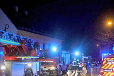 Die Feuerwehr war an der Bornaer Straße im Einsatz. 