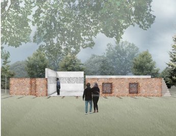 In ihrem Siegerentwurf näherten sich Alexander Georgi und Christiane Kleinhempel dem Objekt in Zahlen. 