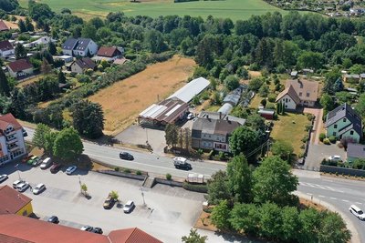 In der Sorge zieht der bestehende Netto auf die gegenüberliegende Seite und vergrößert sich. Auch ein Café ist in dem Neubau geplant. 