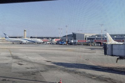 Endlich nach Hause! Auf dem Gang ins Evakuierungsflugzeug machte Martin Seidel einen letzten Schnappschuss.
