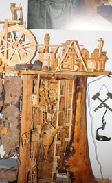 Das Funktionsmodell eines Schachtes um das Jahr 1835.