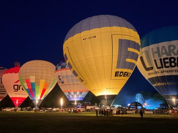 Zum Ballonfest kamen Tausende Besucher in den Küchwald. 