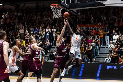 Amadou Sow im Spiel der Niners gegen Panevezys.