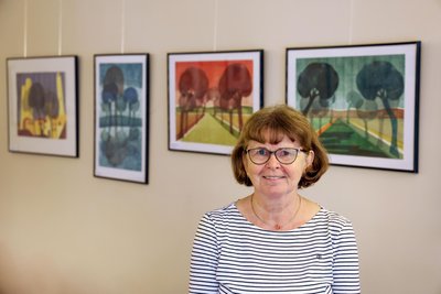 Am Freitagabend wird eine Ausstellung mit 31 Drucken von Ilona Lommatzsch eröffnet.