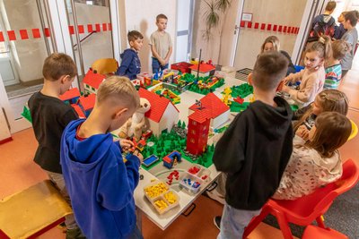 Die Lego-Tage in der Bärensteiner Grundschule waren gut besucht.