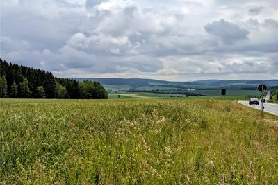 Auf dieser Fläche will die Bergstadt Zwönitz einen eigenen Bebauungsplan aufstellen, der keine Bebauung mehr zulässt.