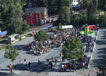 Auf dem Hammerparkplatz fand am Samstag der freigeistige Sommerabend des Vereins statt.