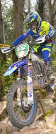 Auf den 3. Platz "balanciert": Bastian Streit aus Erdmannsdorf.
