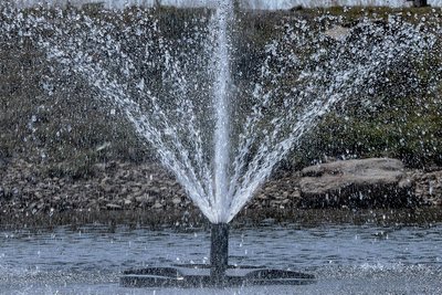 Sparidee Nummer 1: Springenbrunnen sprudeln kürzer oder bleiben ganz aus. 