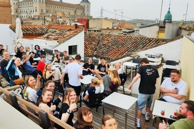 Die Musiker besuchten für zwei Tage auch die alte Stadt Toledo.