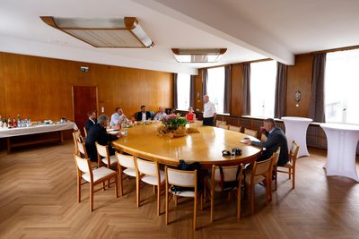 Der Beratungsraum wurde aufwendig saniert.