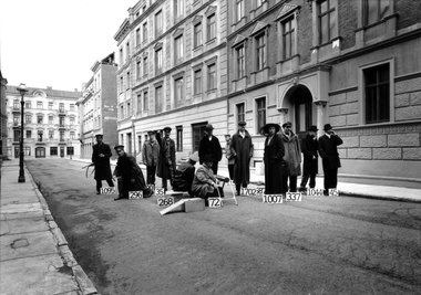 Erinnerung an die Novemberrevolution: "Spartakisten" (2019) von M+M, eine Schenkung der Künstler.  