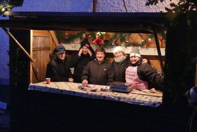 Der Weihnachtsmarkt in Sayda im Erzgebirge startet am Samstag.