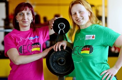 Die Chemnitzerinnen Nicole Fydrich (links) und Vivien Röder starten wie 2015 vor heimischer Kulisse auch 2016 gemeinsam bei der EM.