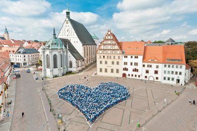 Foto aus 40 Metern Höhe 