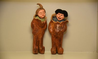 Max und Moritz wurden häufig auch als Figuren dargestellt.
