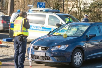 Der Unfall ereignete sich an der Grünthaler Straße.
