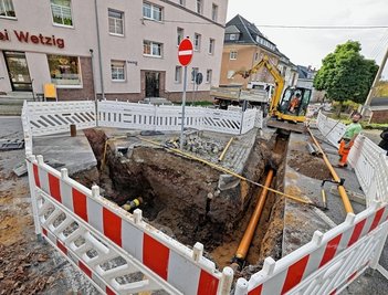 Aktuell werden die letzten Meter der neuen Gasleitung verlegt. Bis Ende November sollen die Arbeiten abgeschlossen sein. 