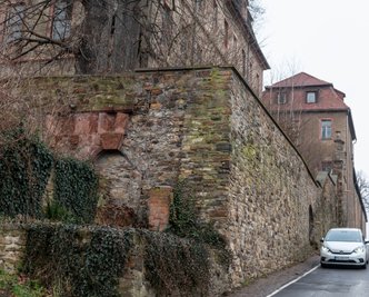 Beim leerstehenden Schloss Neusorge drohen der Einsturz einer Stützmauer sowie von Gebäudeteilen. Die Stadt Mittweida sieht hier dringenden Handlungsbedarf, steht deshalb schon länger mit dem Landkreis in Kontakt. Der plant nun Sicherungsmaßnahmen. 