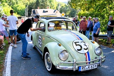 Das erste Fahrzeug - ein Herbie aus Reichenbach.