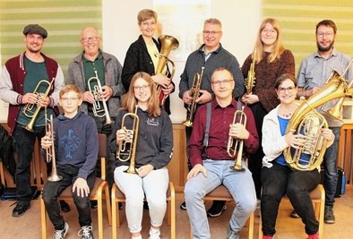 Der Posaunenchor Ehrenfriedersdorf: Das jüngste Mitglied ist gerade einmal zwölf Jahre alt, das älteste 75 Jahre.