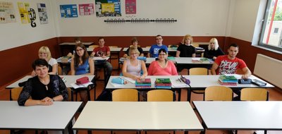  Klassenzimmer der angehenden Chemisch-technischen Assistenten