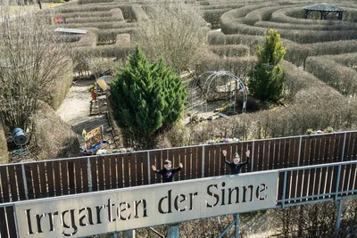 Der Irrgarten der Sinne bei Kohren-Sahlis hat wieder geöffnet.
