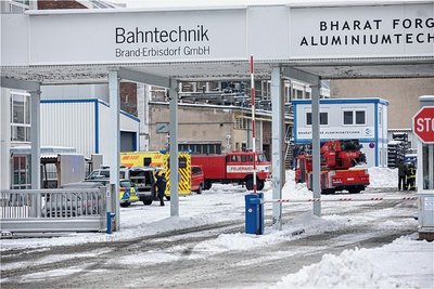 Am Sonntagvormittag gegen 10.15 Uhr kam es zu einem Brand bei der Firma Bharat Forge Aluminiumtechnik in Brand Erbisdorf. 