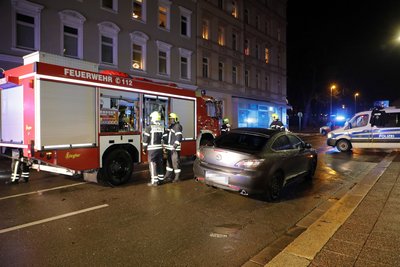 Die Unfallstelle auf der Georgstraße.