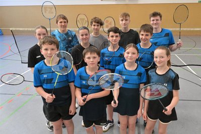 Die Badminton-Abteilung des SV Empor West Zwickau hat einen gut besetzten Kinder- und Jugendbereich.