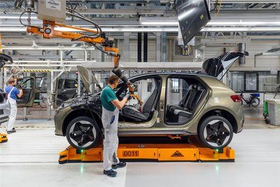 Die Produktion des VW ID.3 bei Volkswagen Sachsen in Zwickau.