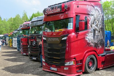 Mehr als 200 sehenswerte und aufgemotzte Karossen und Zugmaschinen sind zum Truckerz-Festival angekündigt.