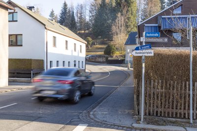 Die Thumer Straße in Geyer wird ab Montag für wenige Tage gesperrt.