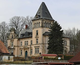 Das Schloss in Lauterbach. 