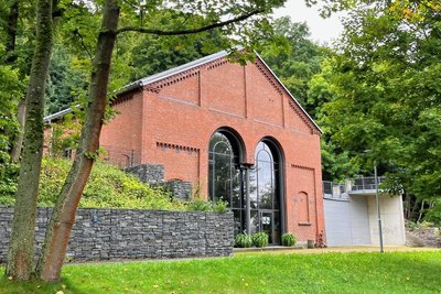 Das Altes Wasserwerk im Park der Generationen. 