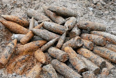 Vor zwei Jahren war bei einem Vor-Ort-Termin die gefundene Munition präsentiert worden. 