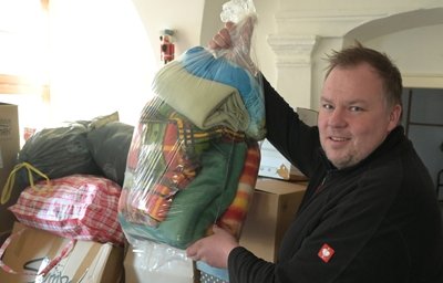 Auf Initiative von Sylvio Wendler ist in Schneeberg einiges an Spenden zusammengekommen. Das Schneeberger Braukombinat hat die Aktion unterstützt. 
