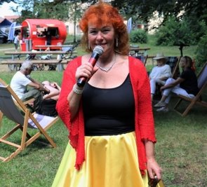 Trat zum Picknick im Park in Flöha auf: Conny Schmerler aus Flöha. 