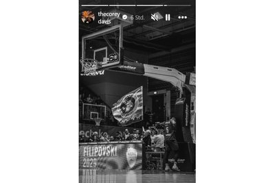 Voller Fokus auf das Spiel – das soll diese Story von Corey Davis bei Instagram wohl signalisieren.
