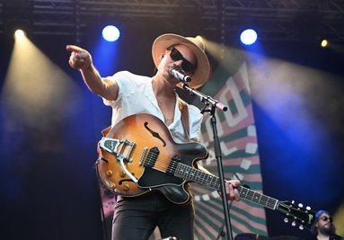 Auch guter Pop ist in Rudolstadt angekommen: The Slow Show aus Manchester.