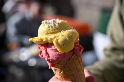 Die Frühlingssonne scheint und die Eis-Saison beginnt.