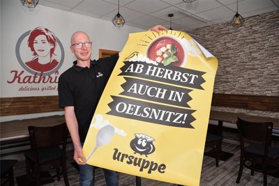 Michael Weißwange eröffnet mit seinem Unternehmen Ursuppe im Herbst eine weitere Filiale an der Gerichtsstraße 3 in Oelsnitz.