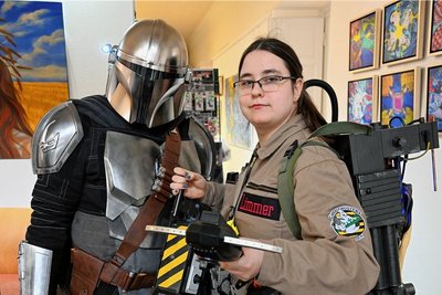 Ein Raumkrieger und eine Geisterjägerin. Swen Bergmann und Sarah Limmer bilden ein unschlagbares Duo. 