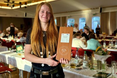 Michelle Meaubert ist Meisterin ihres Fachs. Die 28-Jährige entschied sich spät für die Laufbahn als Handwerkerin.