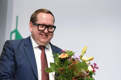Mit knapp 85 Prozent zum sächsischen CDU-Generalsekretär gewählt: Tom Unger.