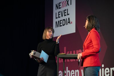 Anne Lena Mösken, stellvertretende Chefredakteurin der „Freien Presse“, erzählte von der Entstehung des WE-Magazins. Foto: