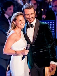 Moderator Florian Silbereisen und seine Freundin, die Sängerin Helene Fischer, aufgenommen beim "Adventsfest der 100.000 Lichter"
