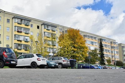 Blick in die Otto-Riedel-Straße im Oelsnitzer Neubaugebiet. 