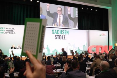 230 Delegierte am Samstag in Leipzig, 8677 Mitglieder zum Ende des dritten Quartals: die Sächsische Union 2025.